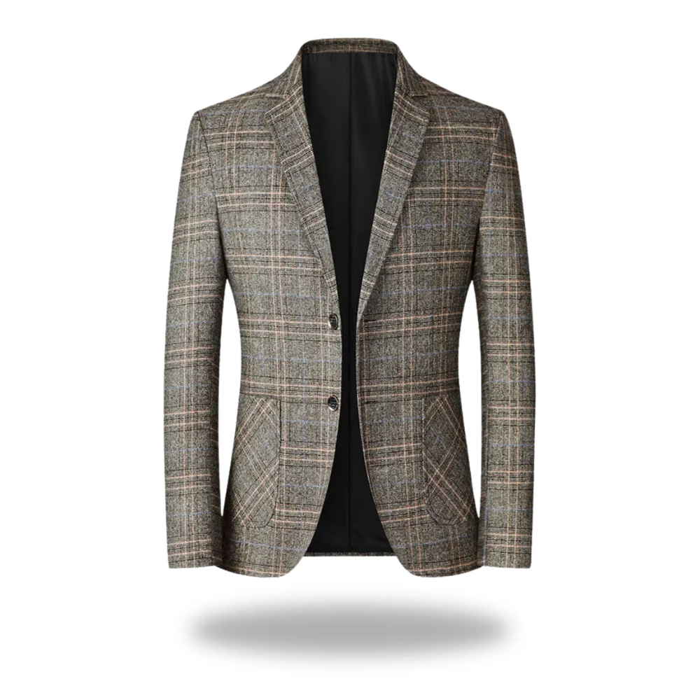 HERENBLAZER MET LUXE TEXTUUR