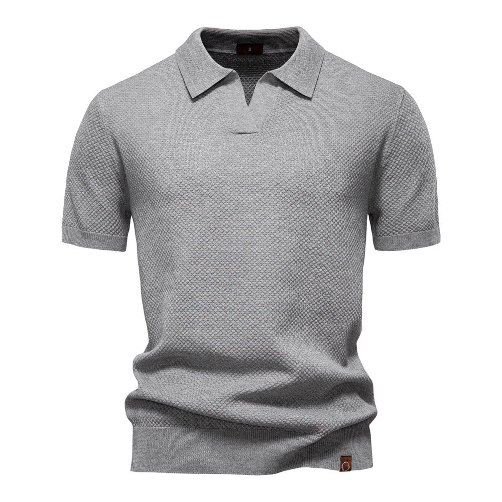 Mason – Gestructureerde Poloshirt