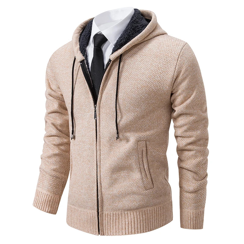**Oskar™ | FLEECE CARDIGAN MET RIT**