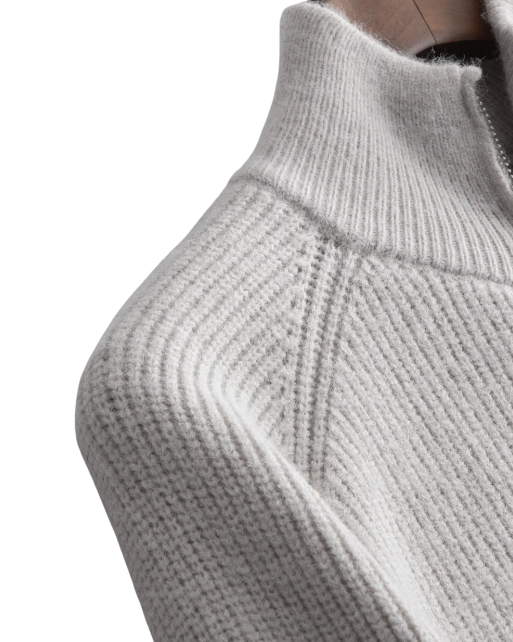 Vier Seizoenen Merino Wol Gevoerd Cardigan