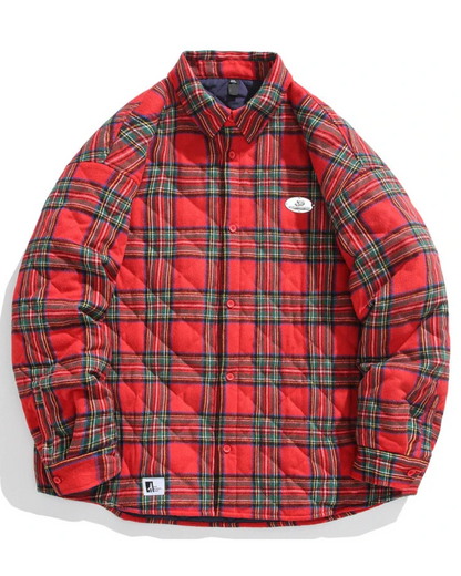 Vintage Katoenen Gewatteerde Jas