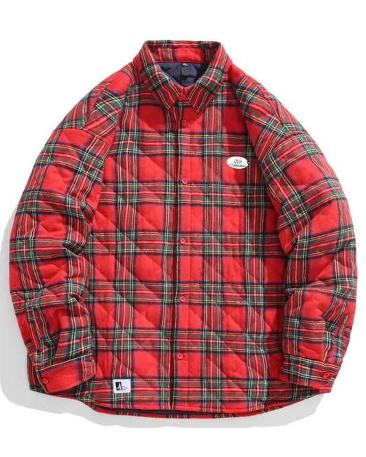 Vintage Katoenen Gewatteerde Jas