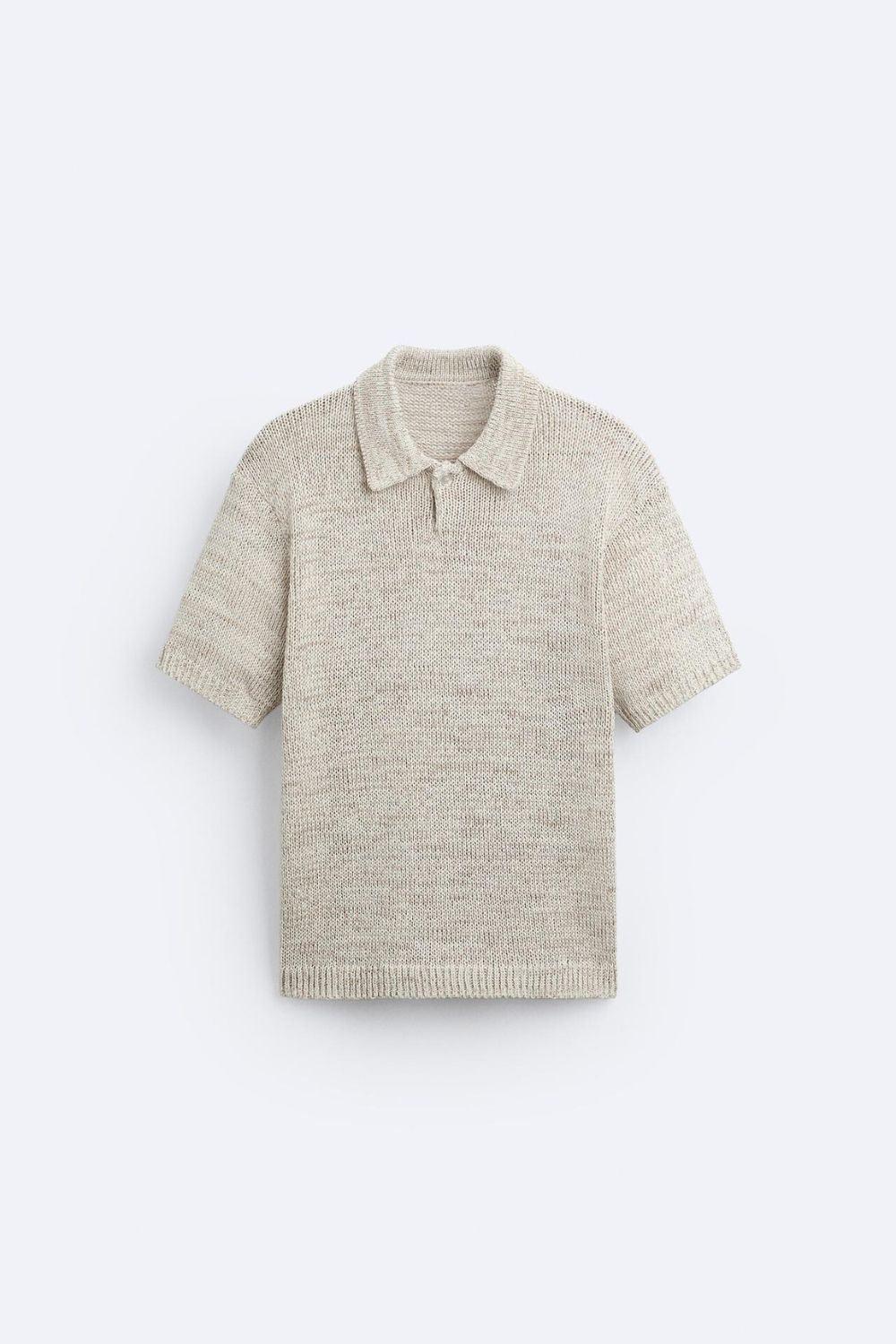 Old Money Knopfstrick Polo T-Shirt