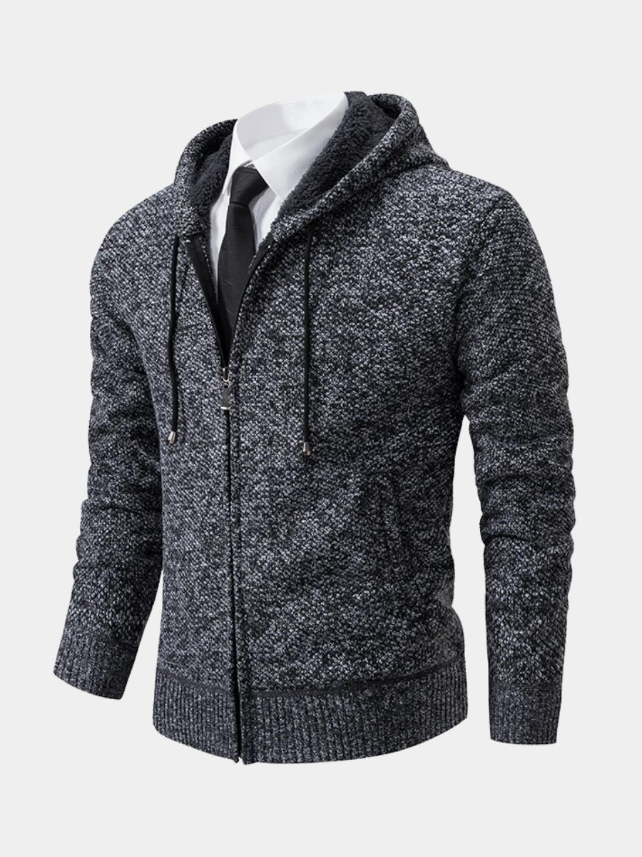 **Oskar™ | FLEECE CARDIGAN MET RIT**