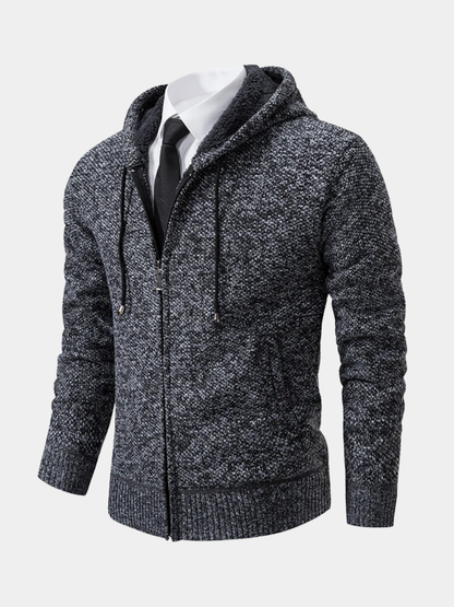 **Oskar™ | FLEECE CARDIGAN MET RIT**