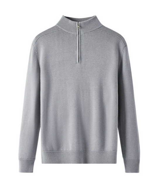 Capri Merino Wol Zip Sweater