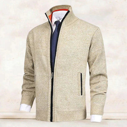 HEREN CARDIGAN MET LANGE MOUWEN