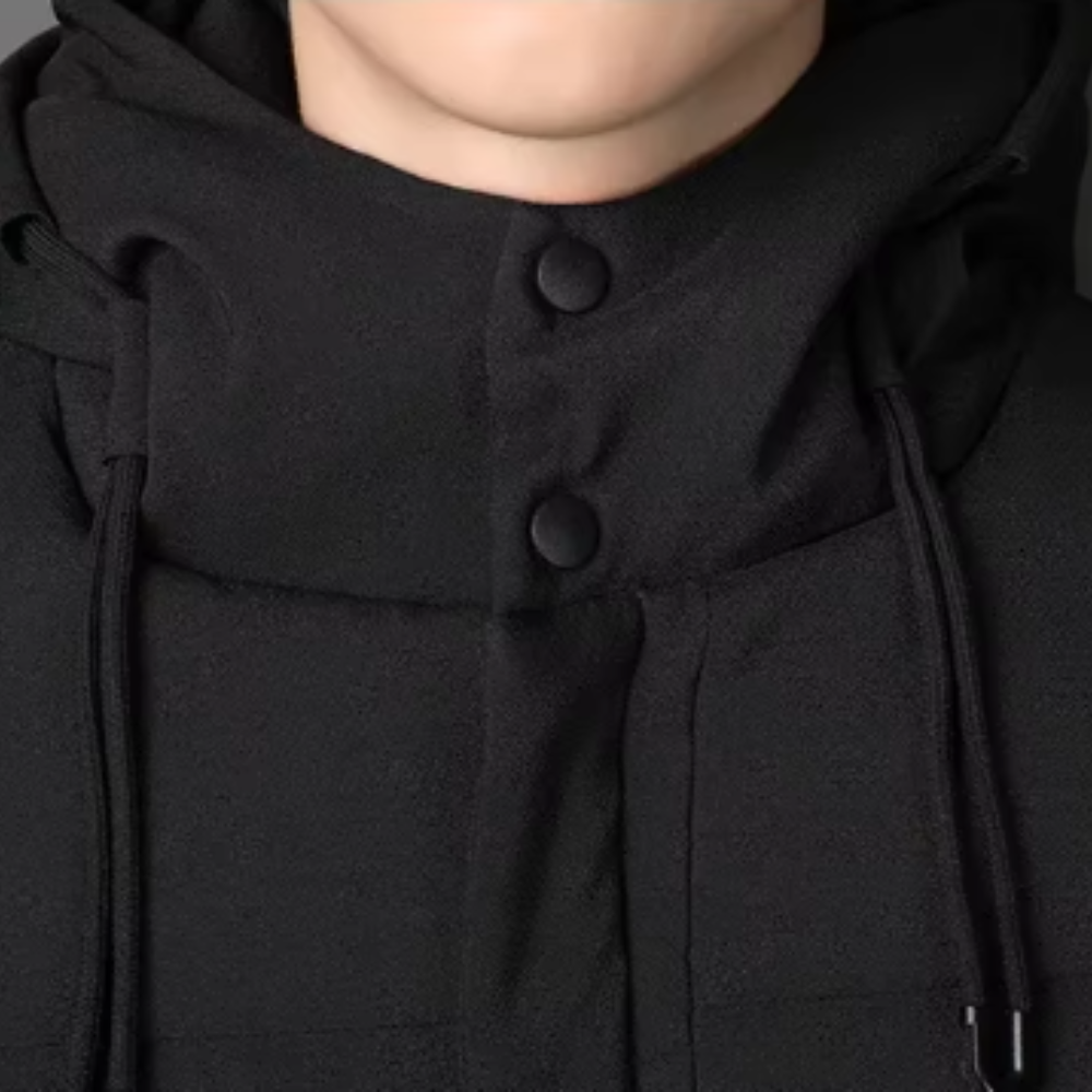 Elegante lange herenmantel