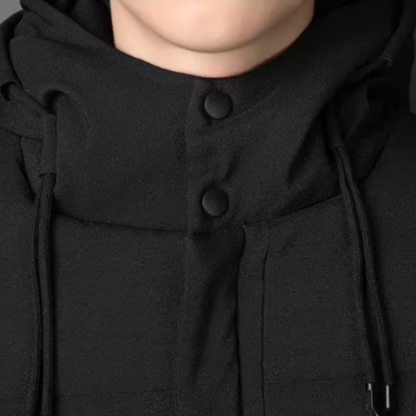 Elegante lange herenmantel