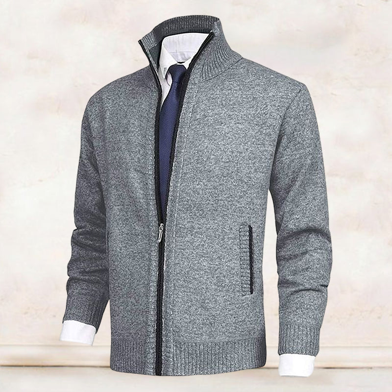 HEREN CARDIGAN MET LANGE MOUWEN