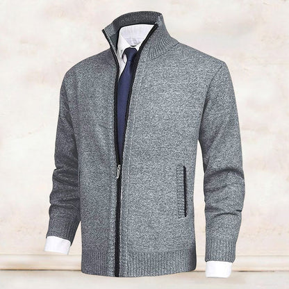 HEREN CARDIGAN MET LANGE MOUWEN