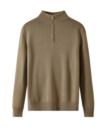 Capri Merino Wol Zip Sweater