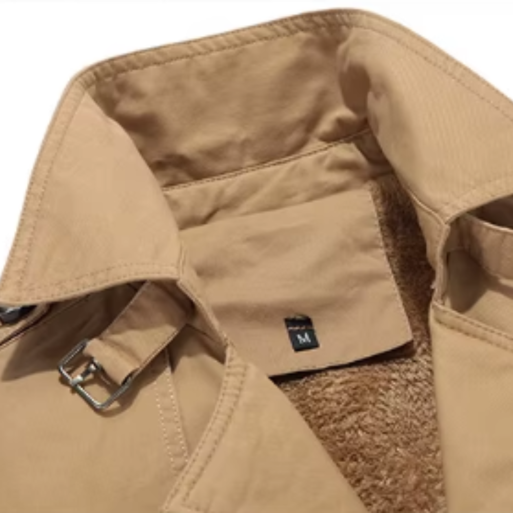 Elegante Gevoerde Trenchcoat