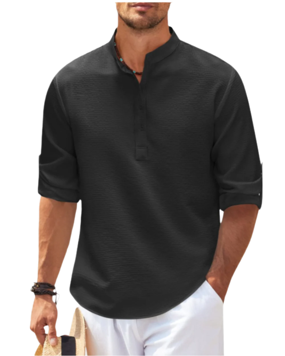 Poloshirt met lange mouwen
