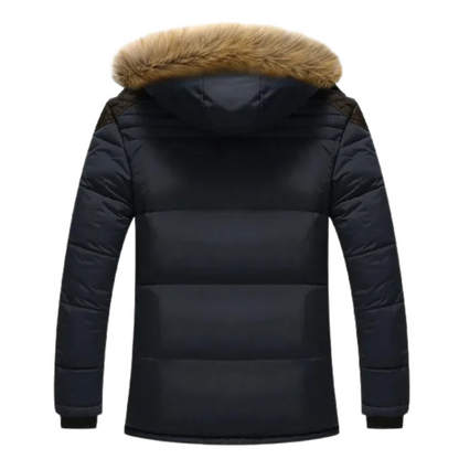 Elegante gewatteerde fleece-winterjas