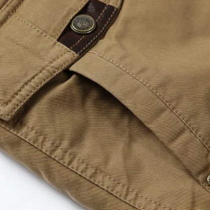 Elegante Katoenen Gewatteerde Winterjas