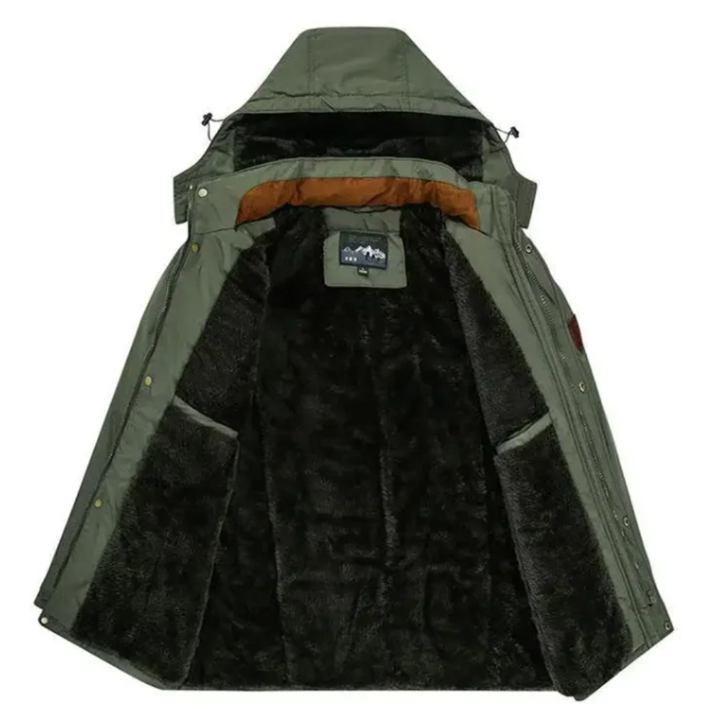 Premium gestikte Winterjas