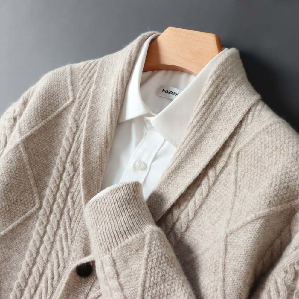 Savoca Merino Wol Cardigan
