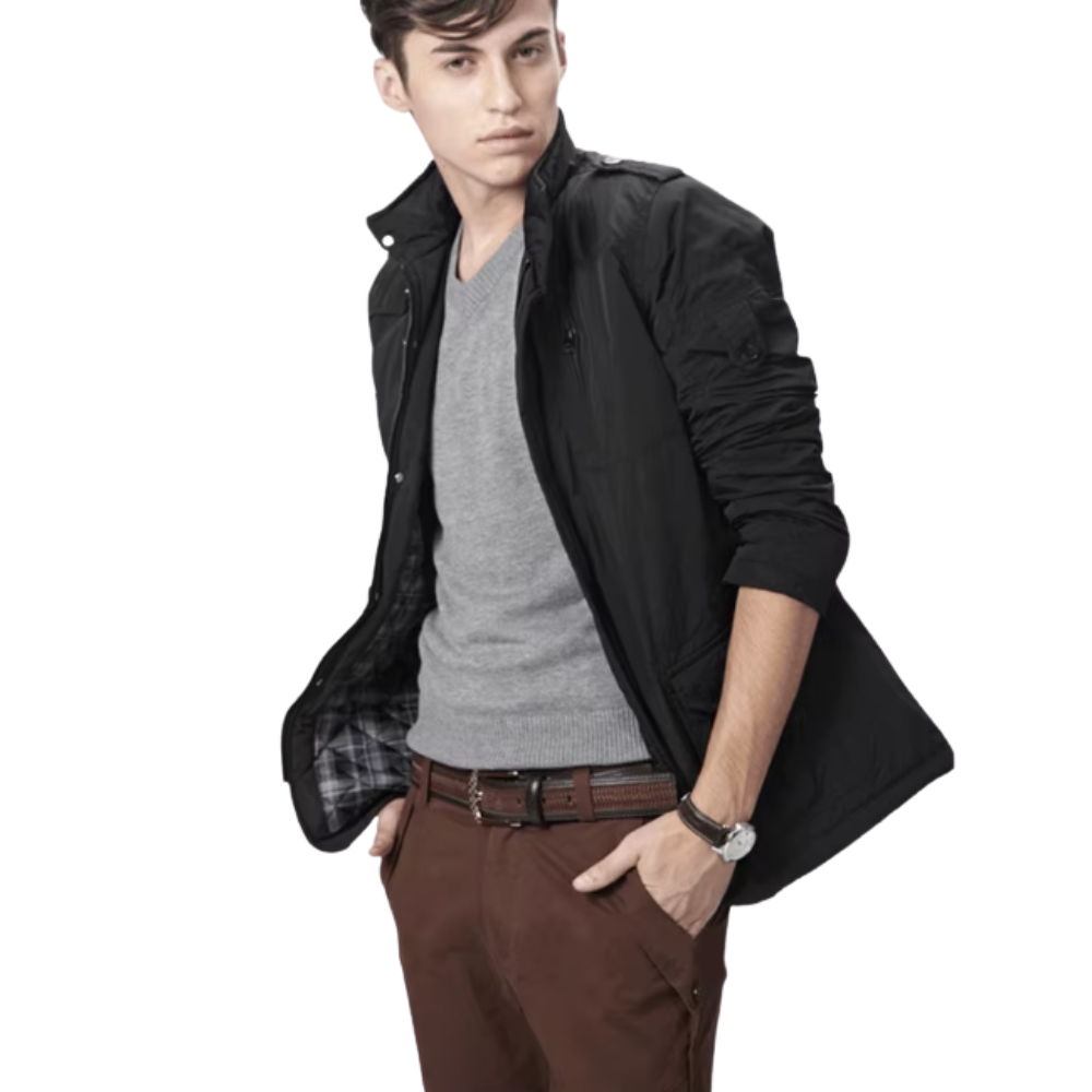 Elegante winddichte Jack