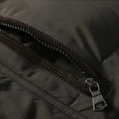 Elegante gewatteerde fleece-winterjas