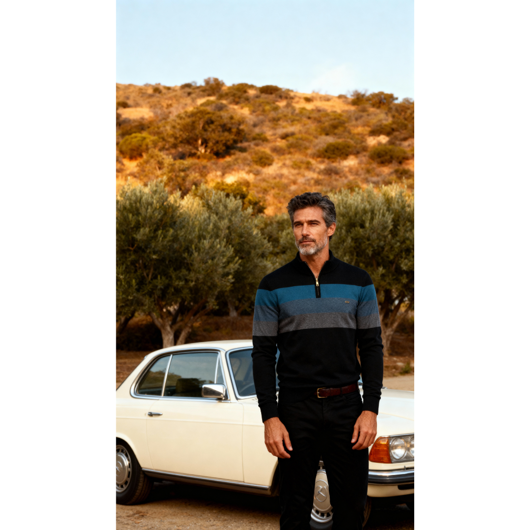 Henri™ | Zip-Hals Trui