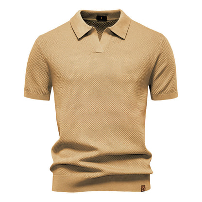Mason – Gestructureerde Poloshirt