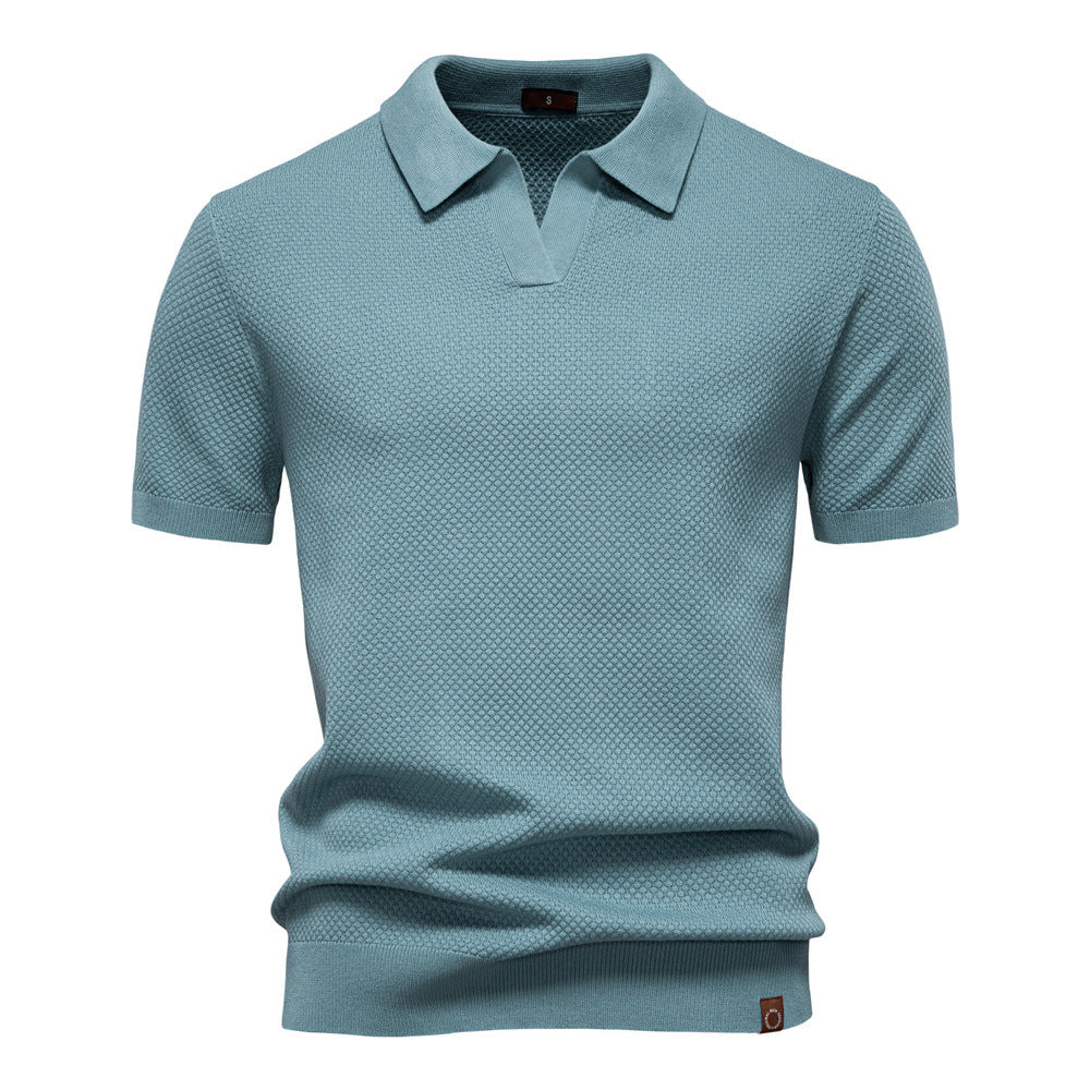 Mason – Gestructureerde Poloshirt