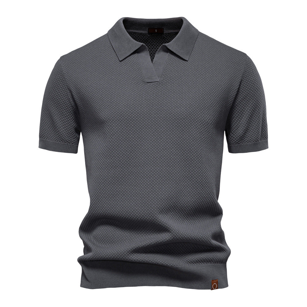 Mason – Gestructureerde Poloshirt