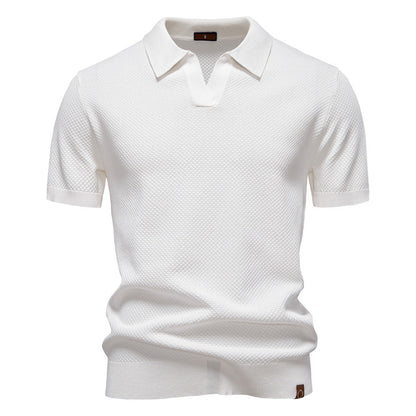 Mason – Gestructureerde Poloshirt