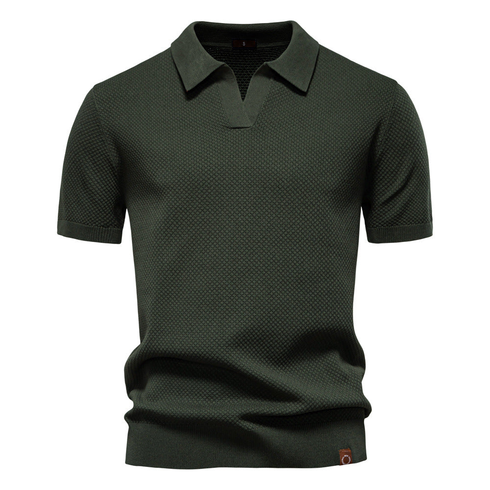 Mason – Gestructureerde Poloshirt