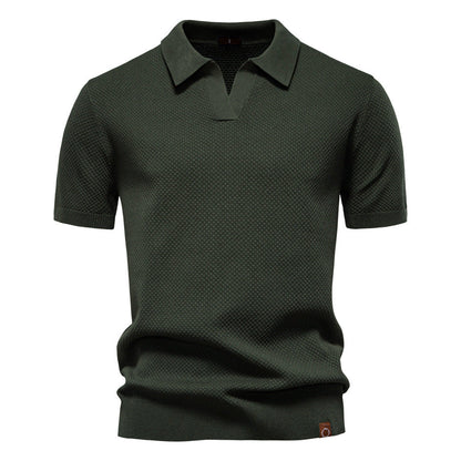 Mason – Gestructureerde Poloshirt