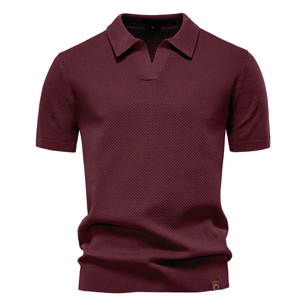 Mason – Gestructureerde Poloshirt