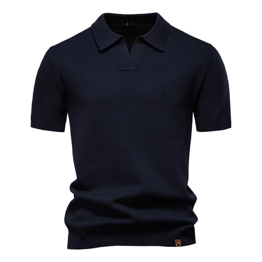 Mason – Gestructureerde Poloshirt