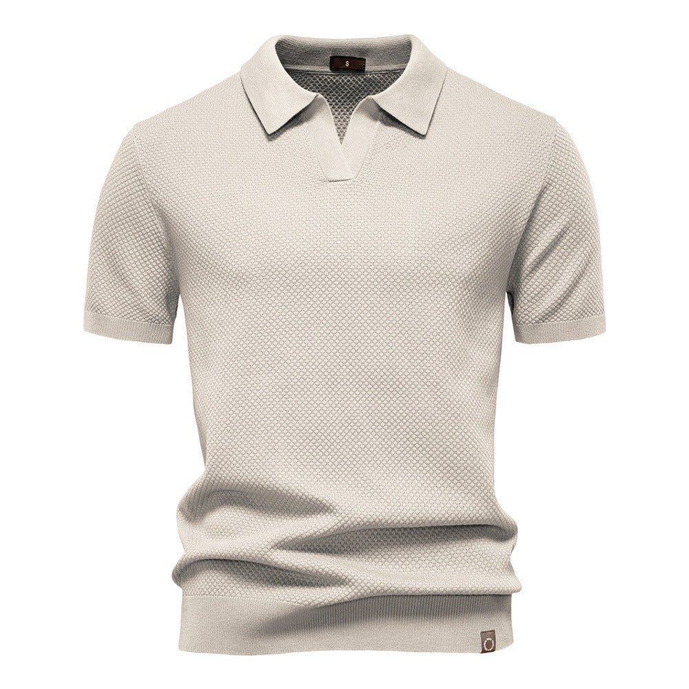 Mason – Gestructureerde Poloshirt