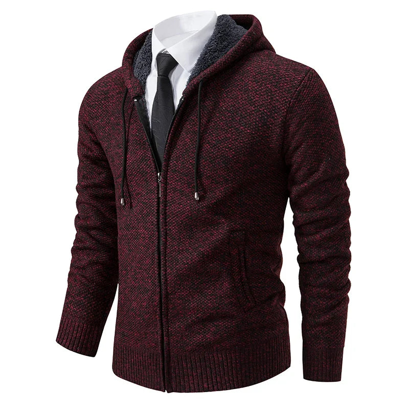 **Oskar™ | FLEECE CARDIGAN MET RIT**