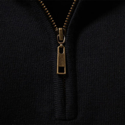 Gérald™ | Gestreepte Zip-Up Trui