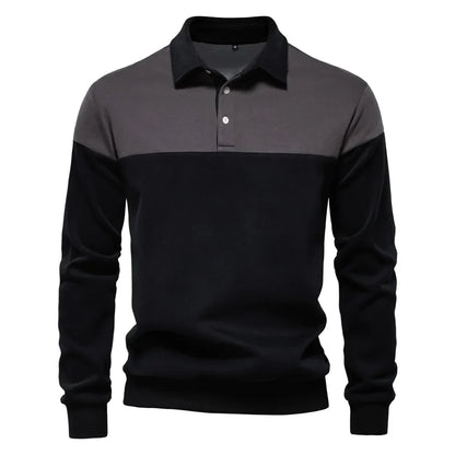 Sébastien™ | Bicolor Polo met Contrast
