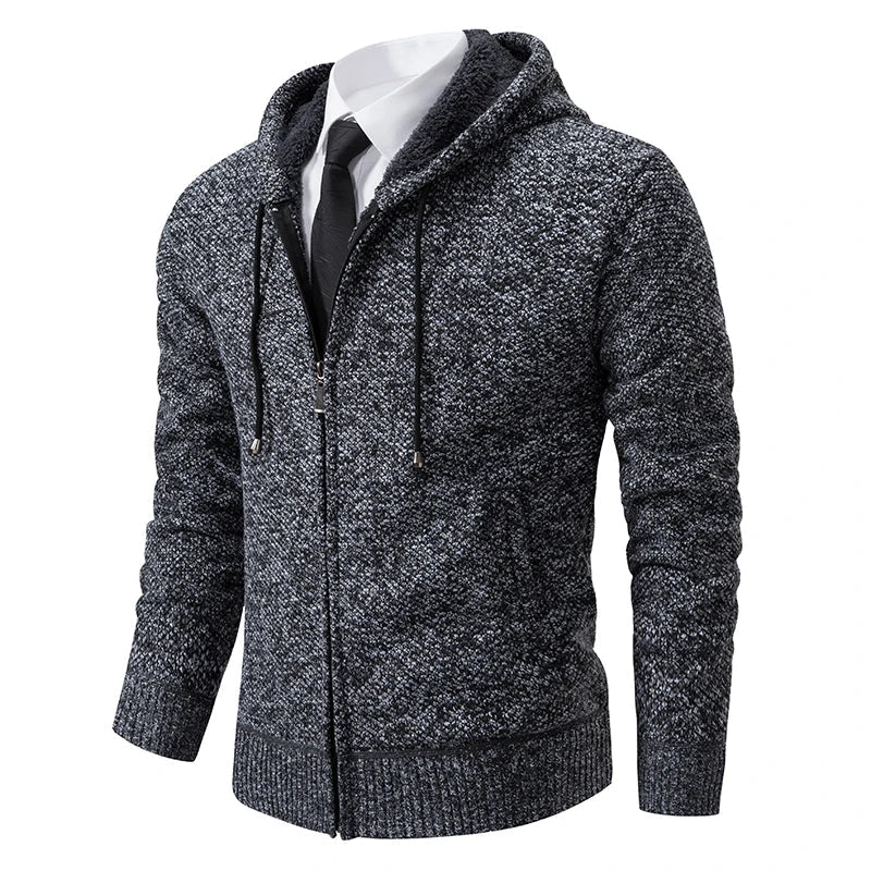 **Oskar™ | FLEECE CARDIGAN MET RIT**