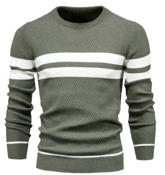 Sébastien™ | Bicolor Contrast Pullover
