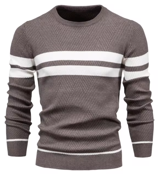 Sébastien™ | Bicolor Contrast Pullover