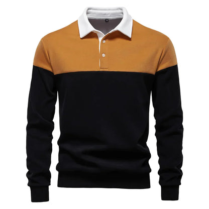 Sébastien™ | Bicolor Polo met Contrast