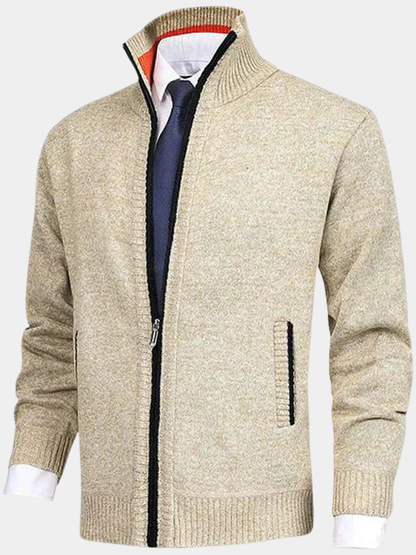 HEREN CARDIGAN MET LANGE MOUWEN