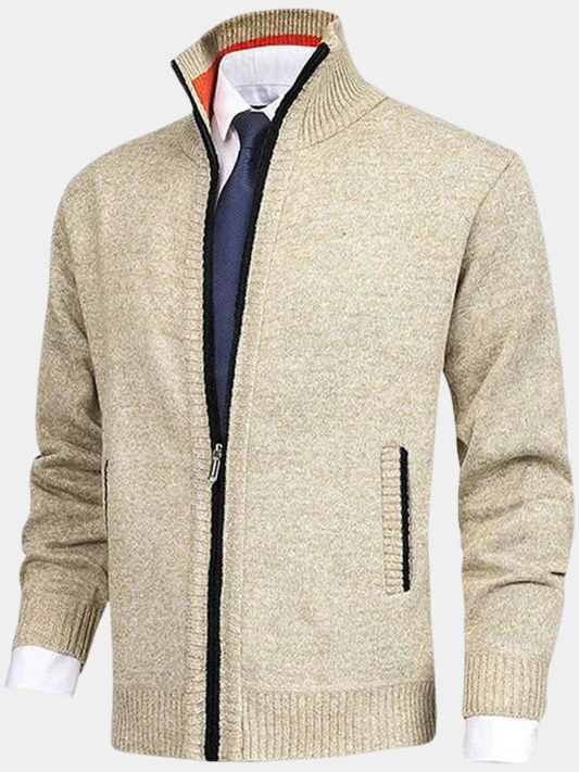 HEREN CARDIGAN MET LANGE MOUWEN