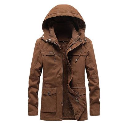 Casual Katoenen Winterjas