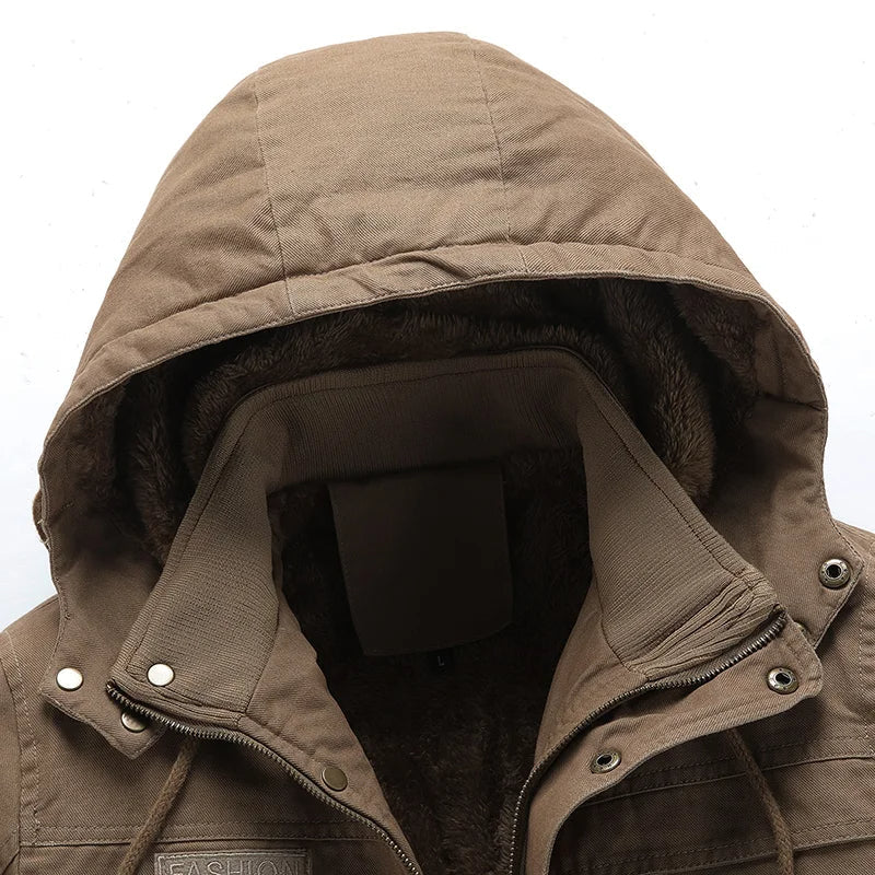 Casual Katoenen Winterjas