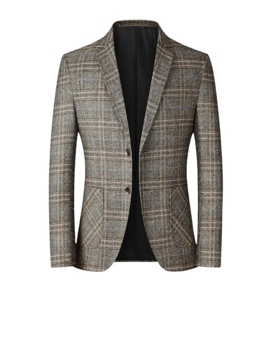 HERENBLAZER MET LUXE TEXTUUR