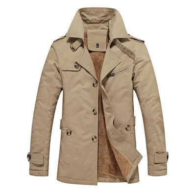 Elegante Gevoerde Trenchcoat