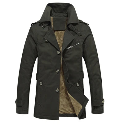 Elegante Gevoerde Trenchcoat